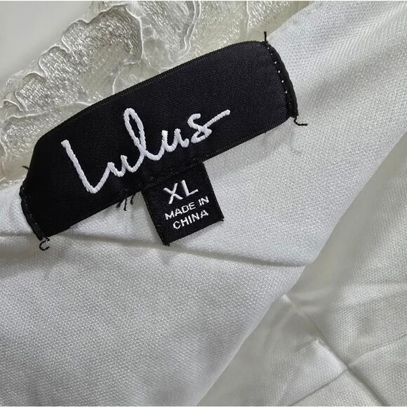 💍Lulus Wishful Wanderings White Lace Bodycon Midi Dress - Size XL🤍 - Picture 2 of 15